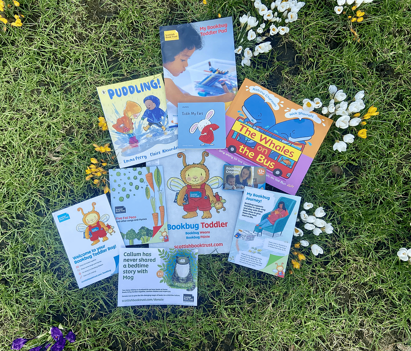 Contents of the Bookbug Toddler Bag